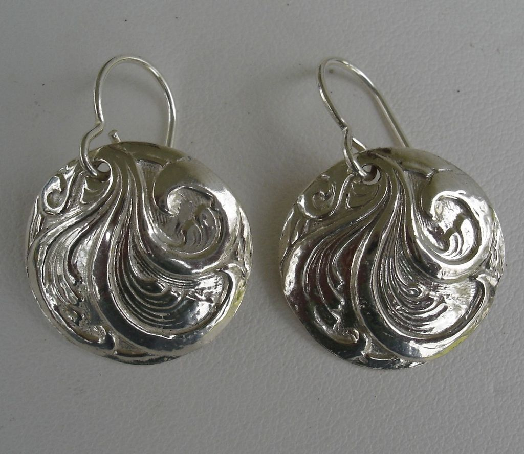 Earrings from Precious Metal Clay Museum of Arts and Design